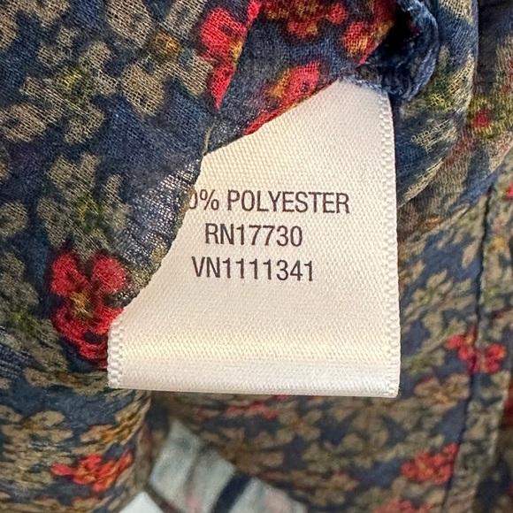 Converse One Star Sheer Fairy Grunge Floral Babydoll Pintuck Tank Top Size M - Picture 12 of 14